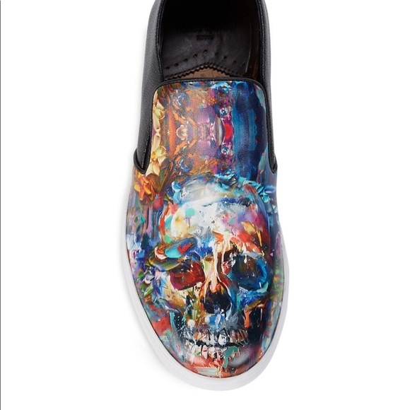 Robert Graham Happy Arts Slip-On Leather
Sneakers main image 10